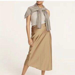 J. Crew Gwenyth Midi slip skirt
